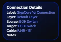 Connection Hover Card
