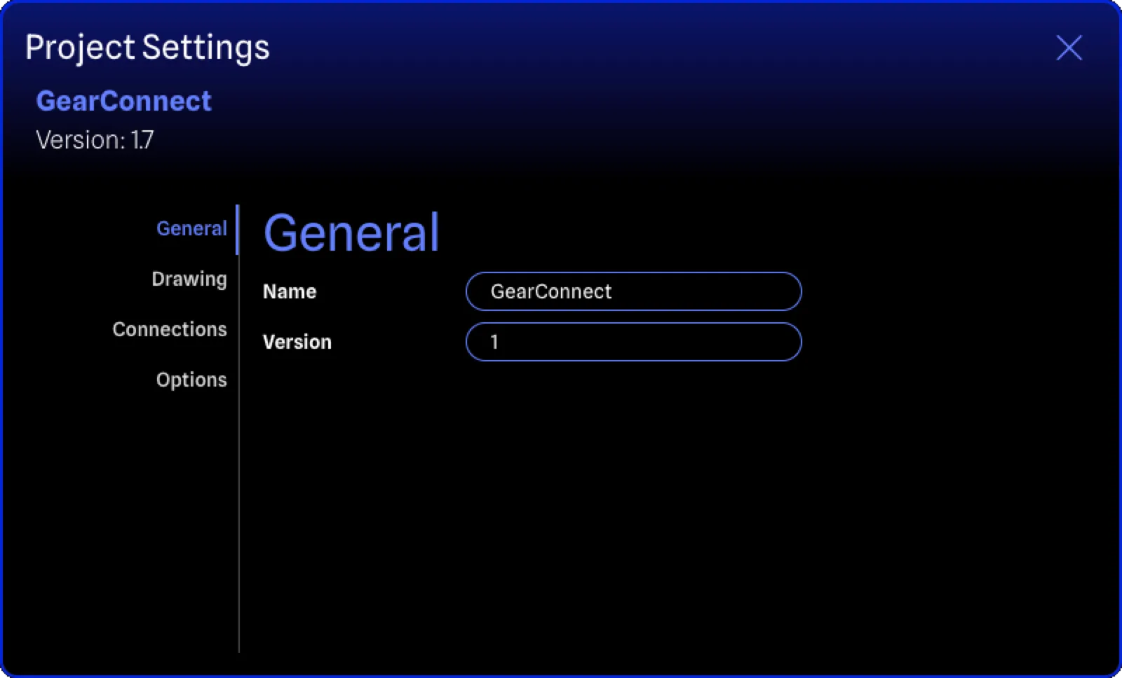 Project Settings - General