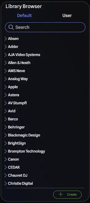 Library Pane