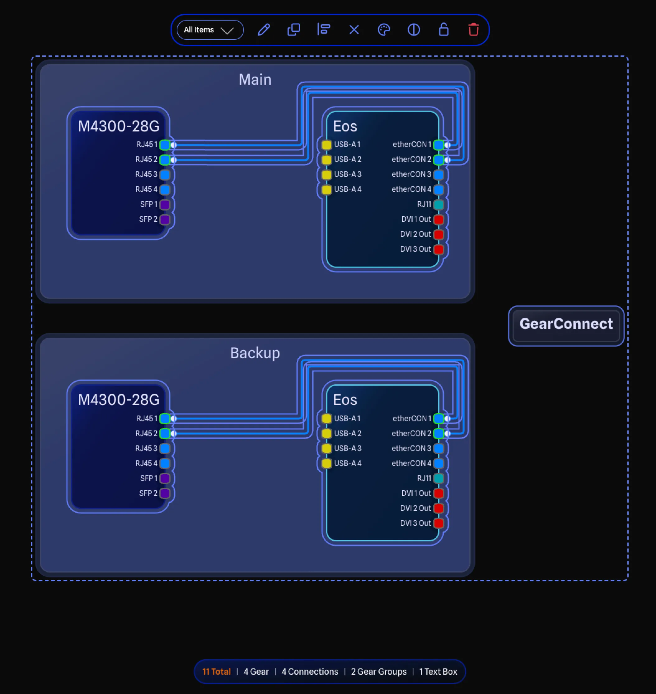 Multi selection example