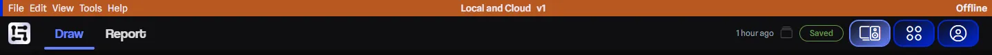 Offline mode indicator