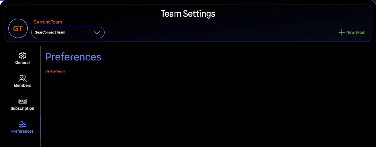 Preferences Tab